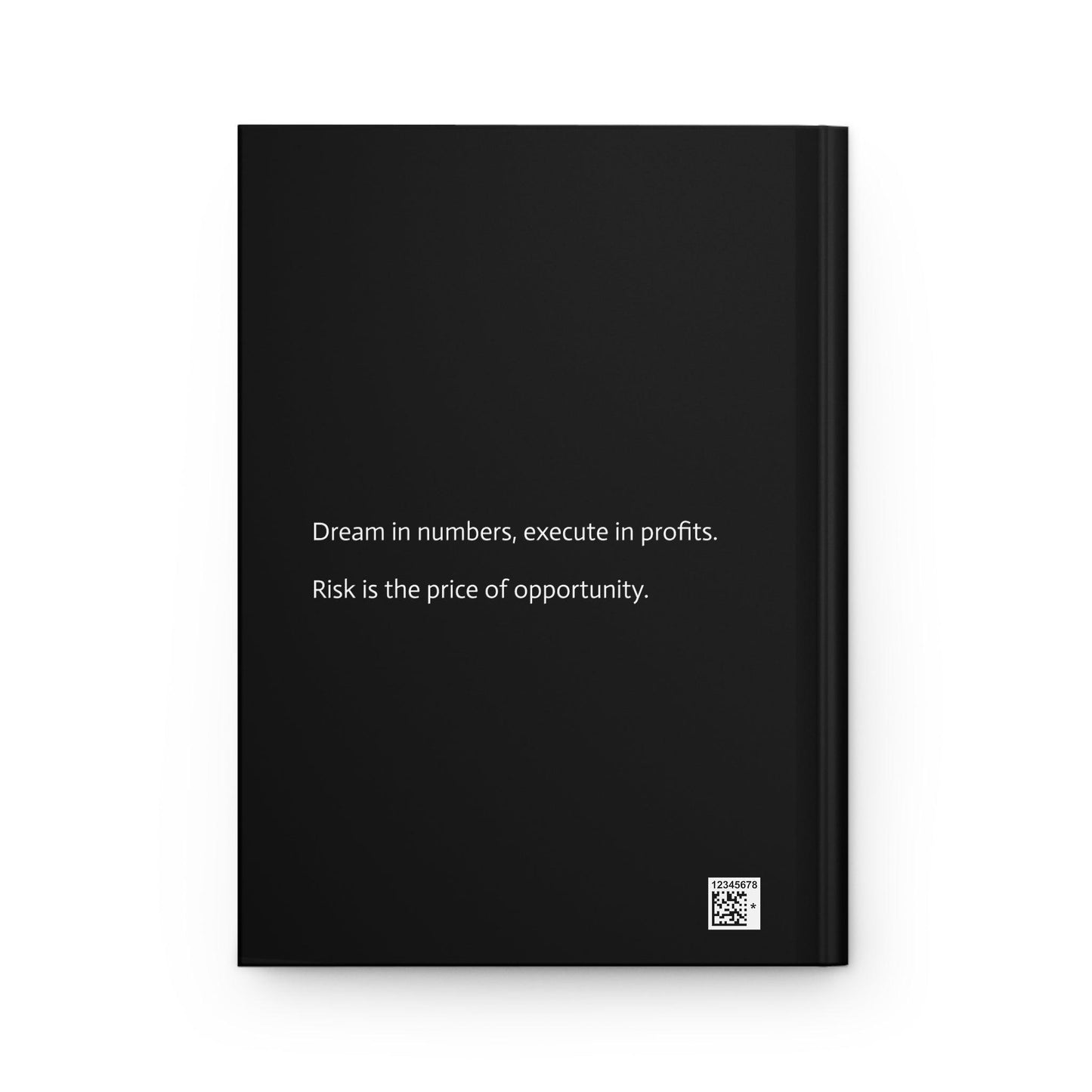 Finance Bro hardcover notebook