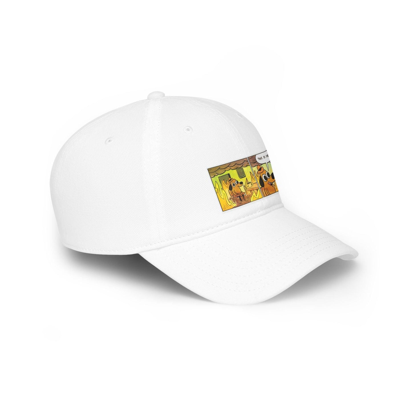 This Is Fine Dog hat