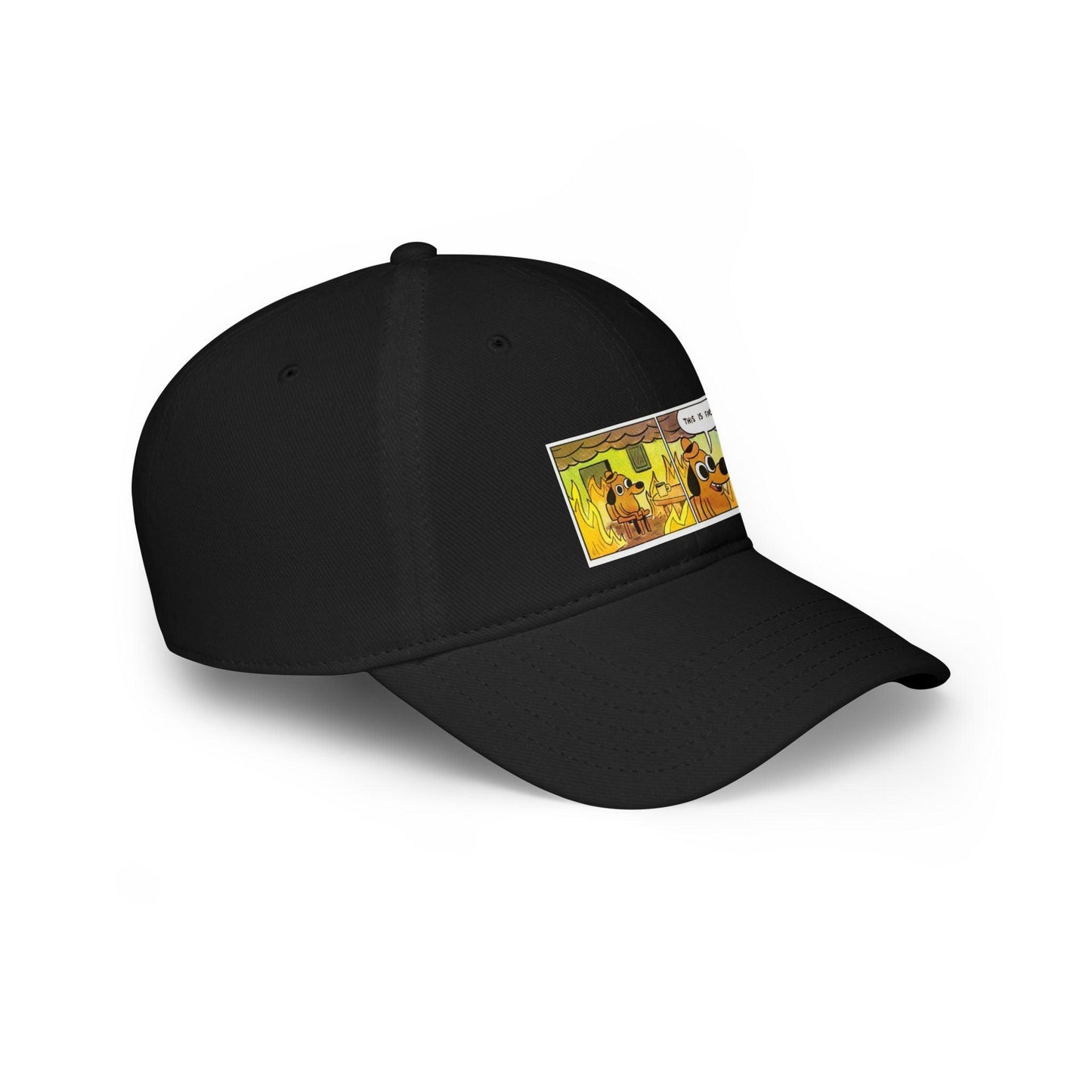 This Is Fine Dog hat