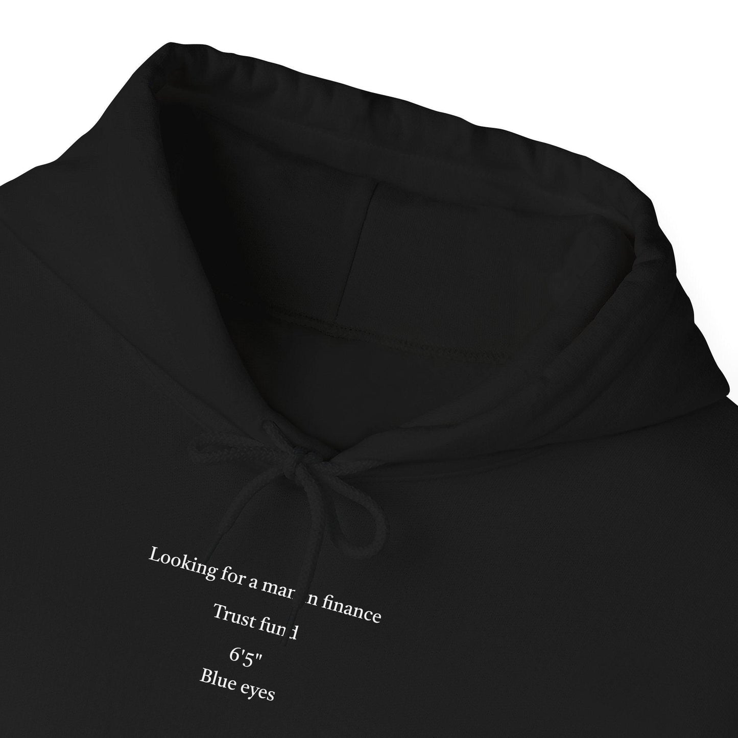 Looking for a Man in Finance hoodie