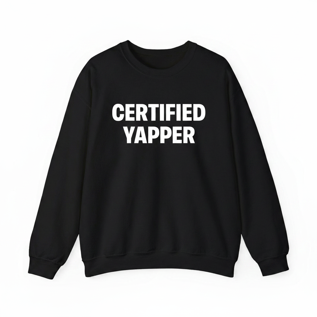 Certified Yapper Sweatshirt