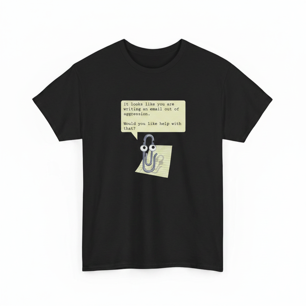 Clippy Aggressive E-mails shirt