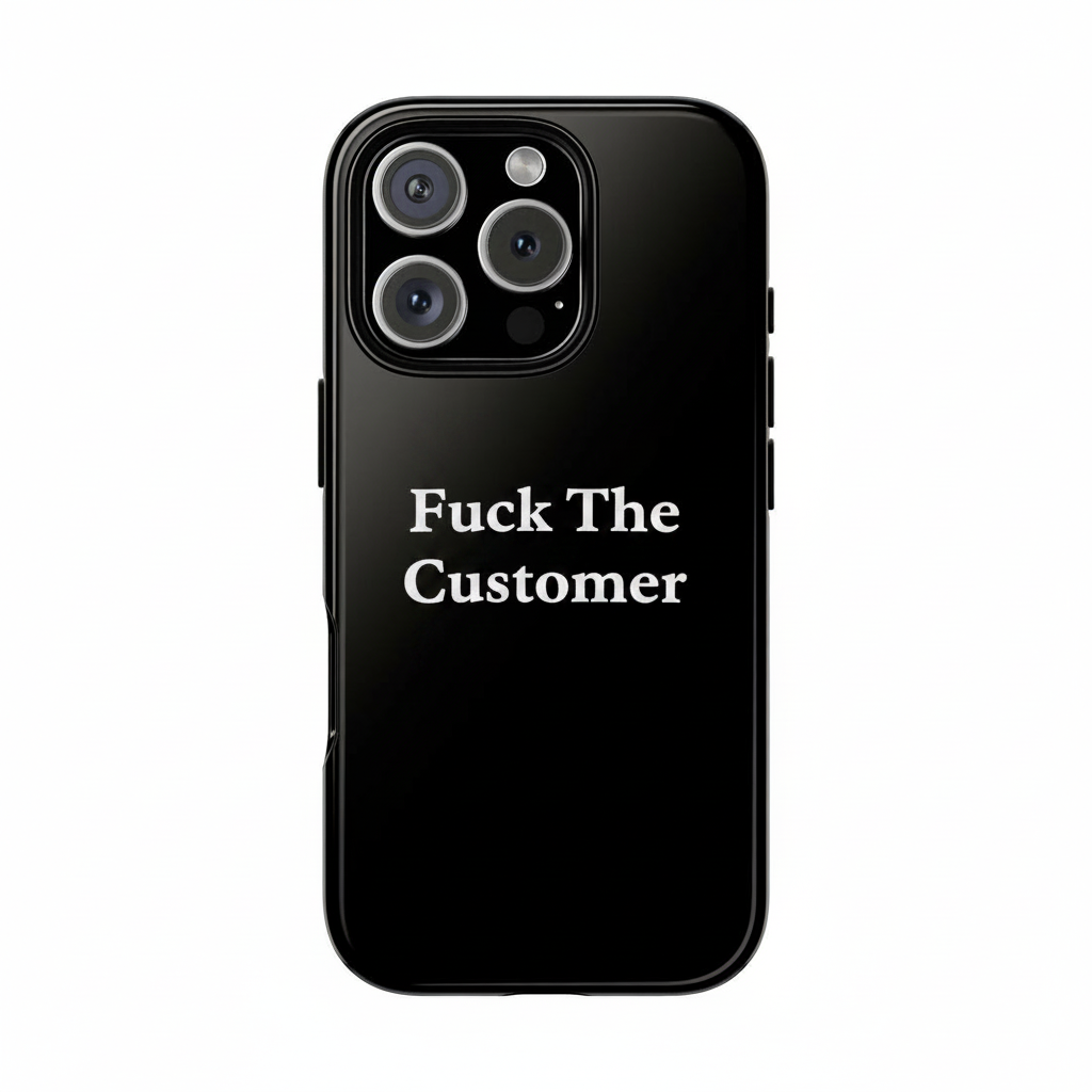 Fuck the customer phone case