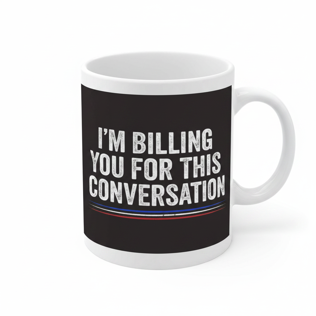 I'm billing you for this conversation mug