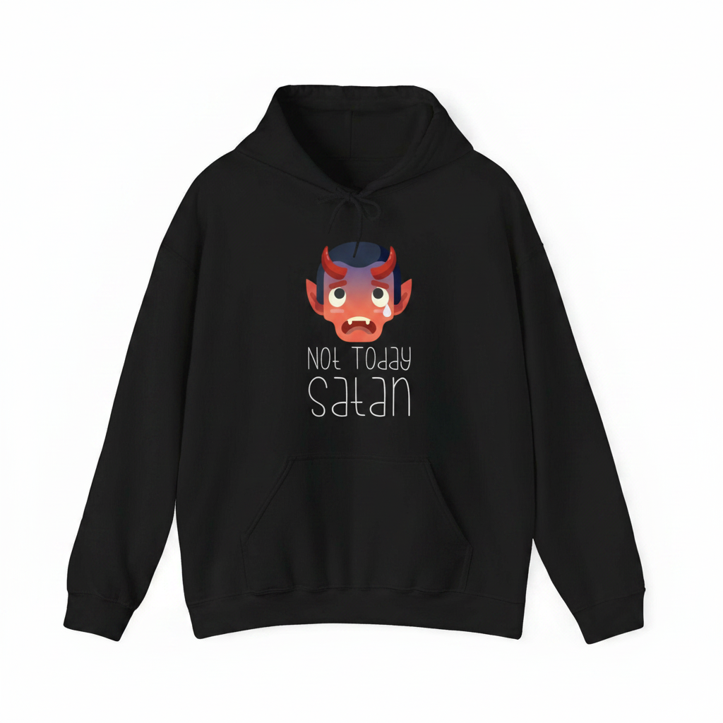 Not today satan hoodie