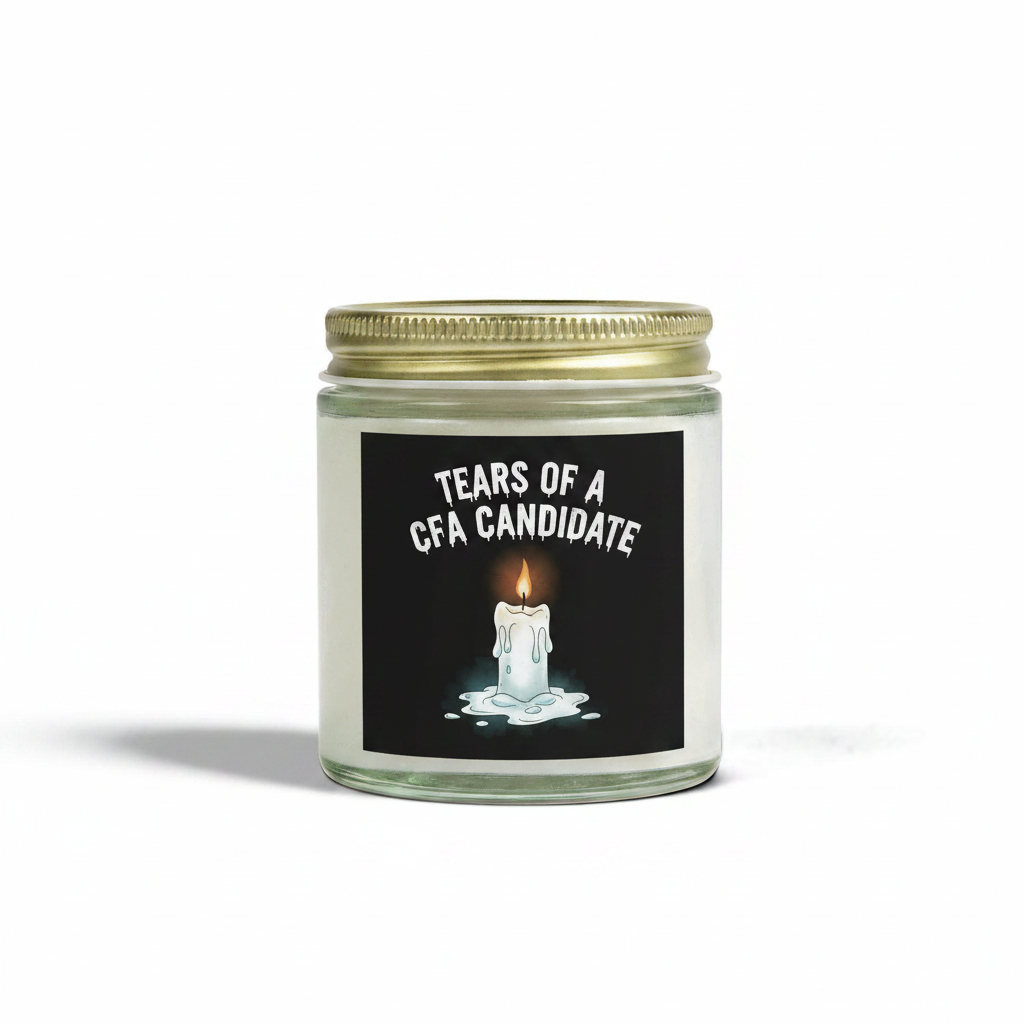 Tears Of A CFA Candidate Candle
