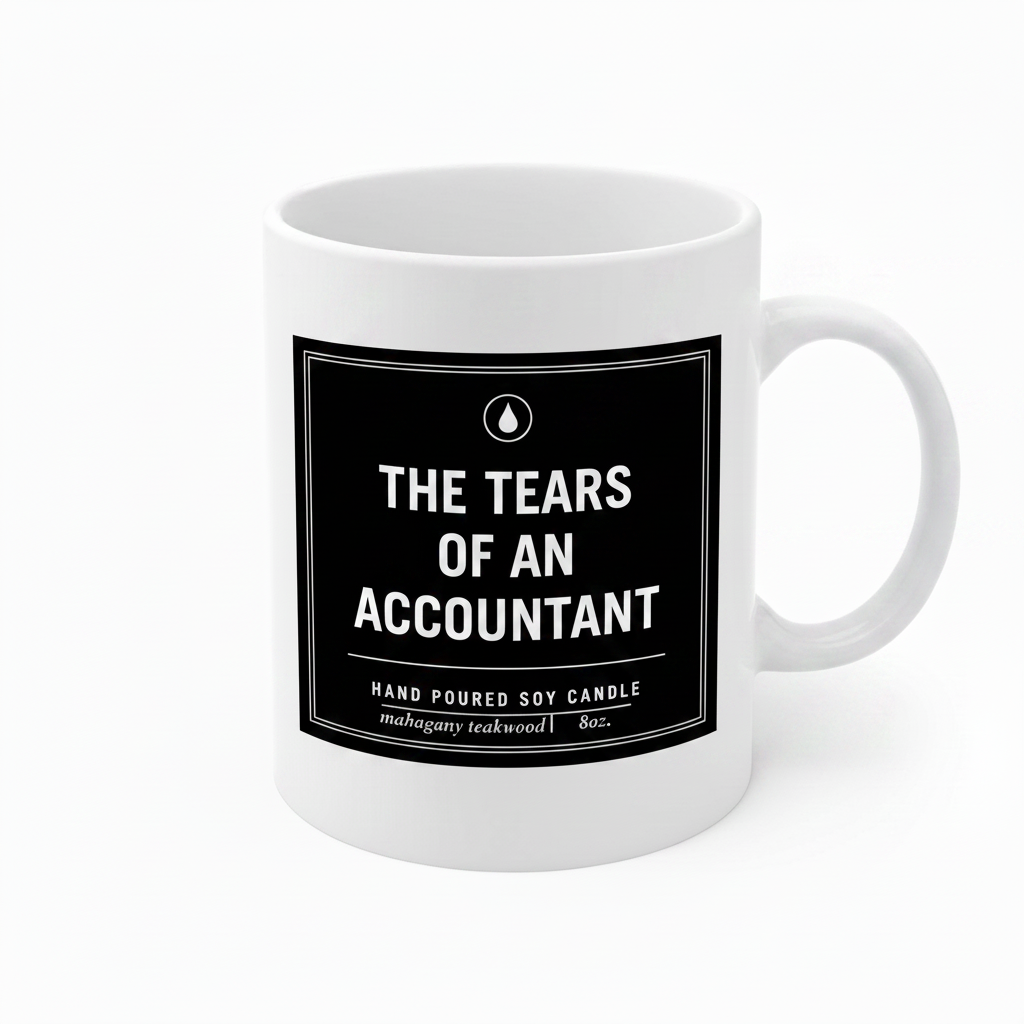 Tears of an Accountant mug