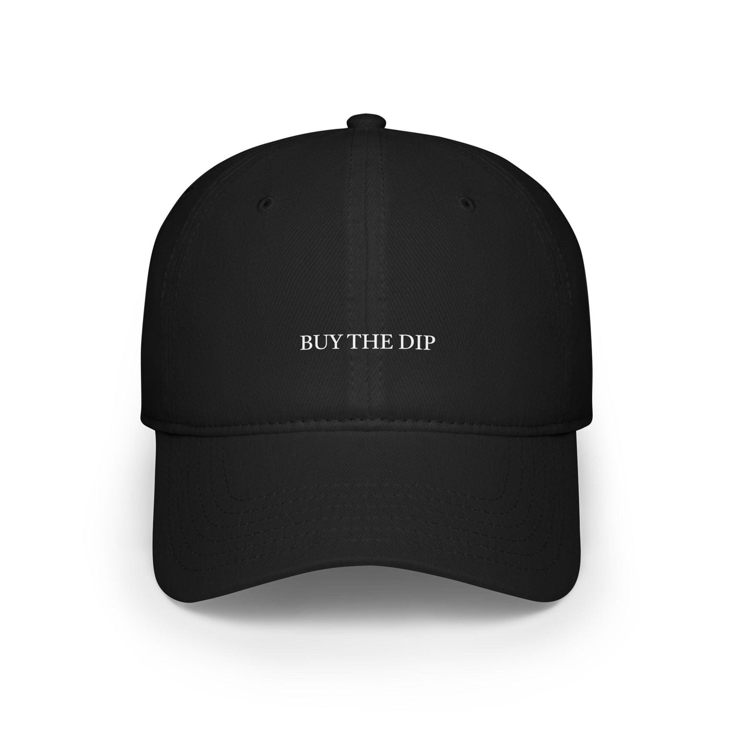 black buy the dip hat