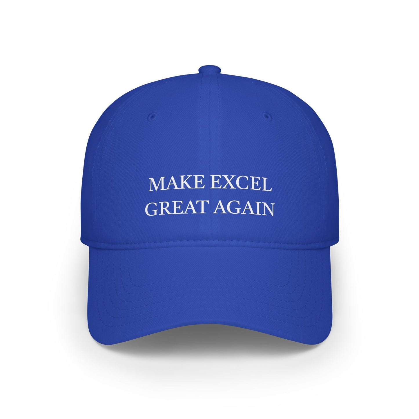 blue make excel great again hat