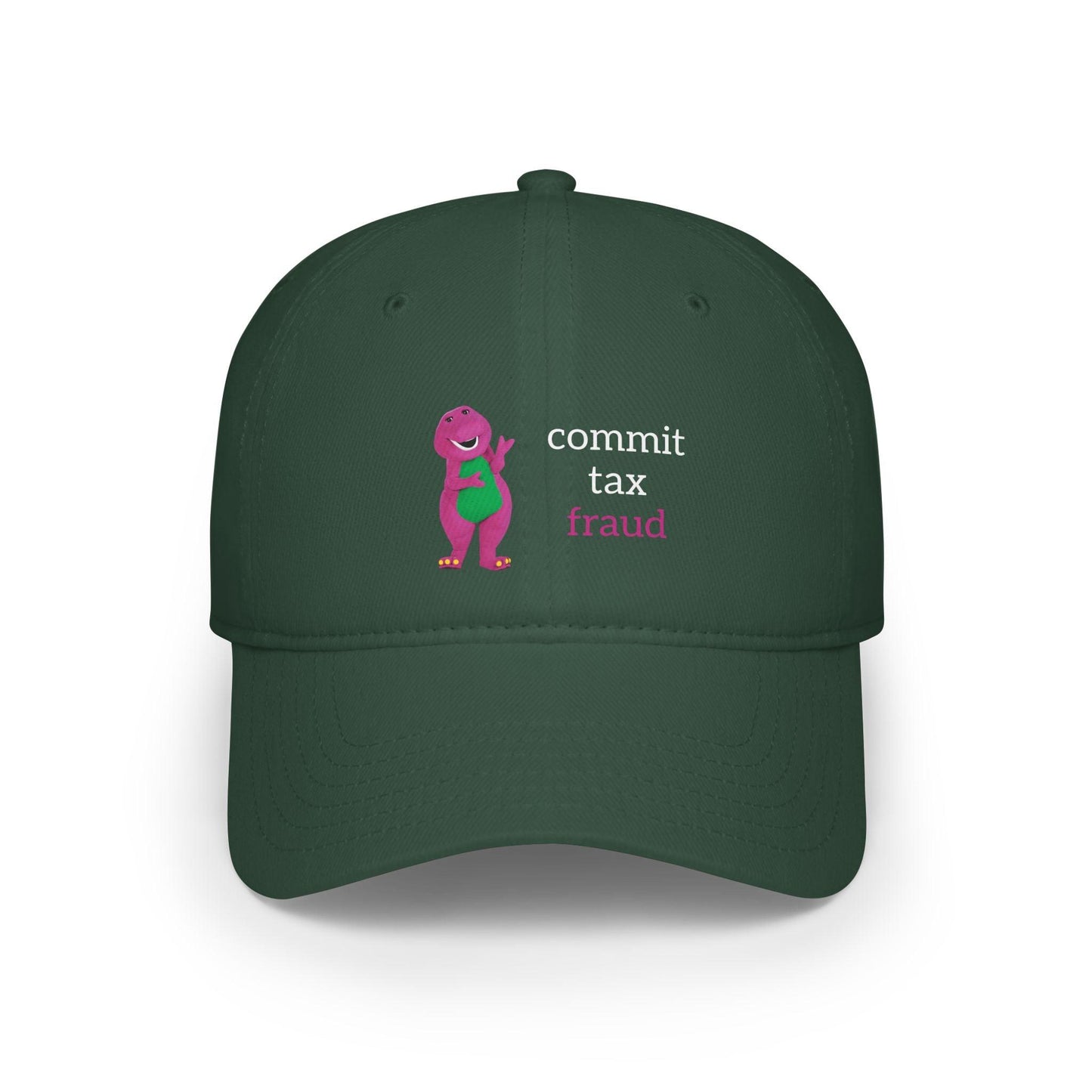 green barney commit tax fraud hat
