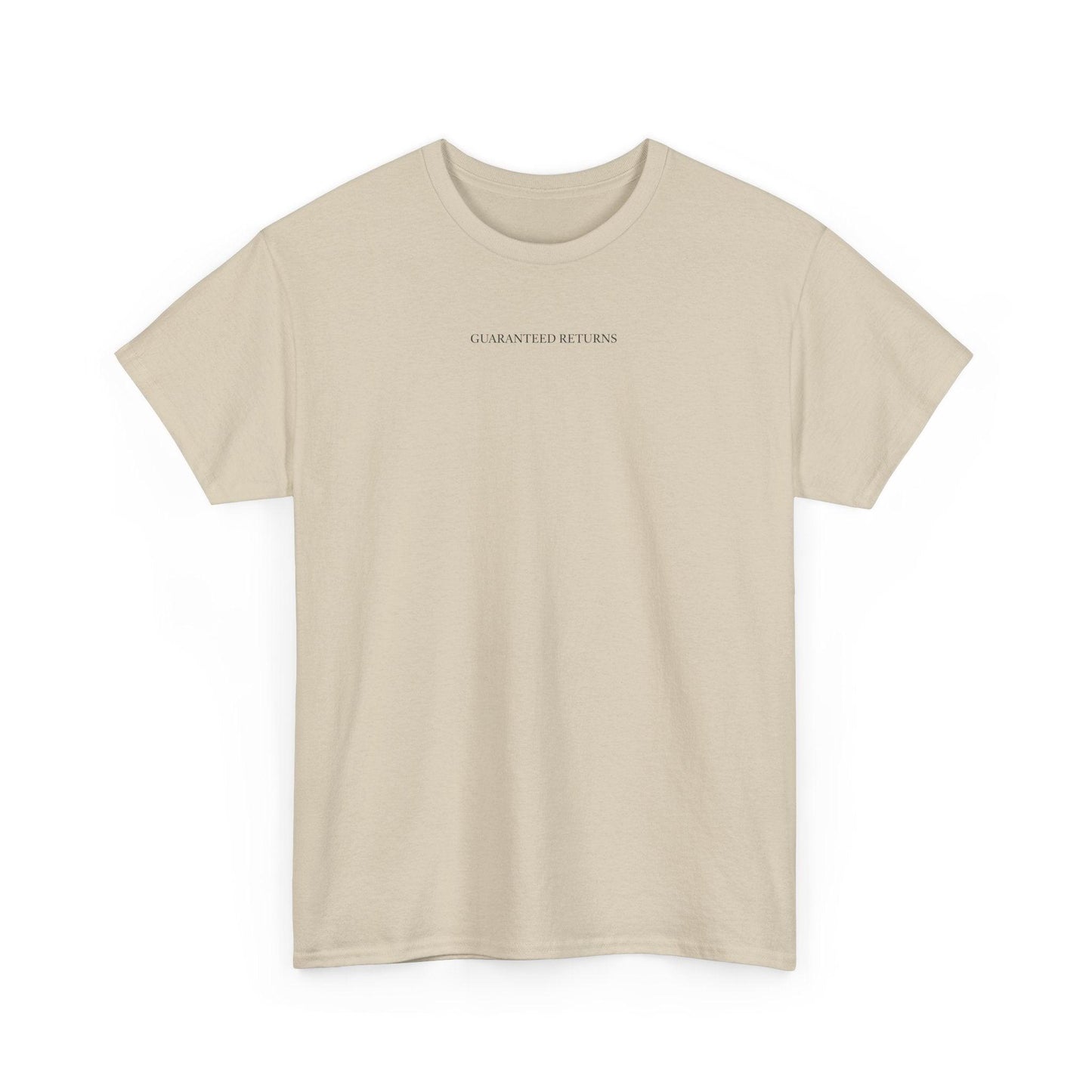khaki Guaranteed Returns shirt