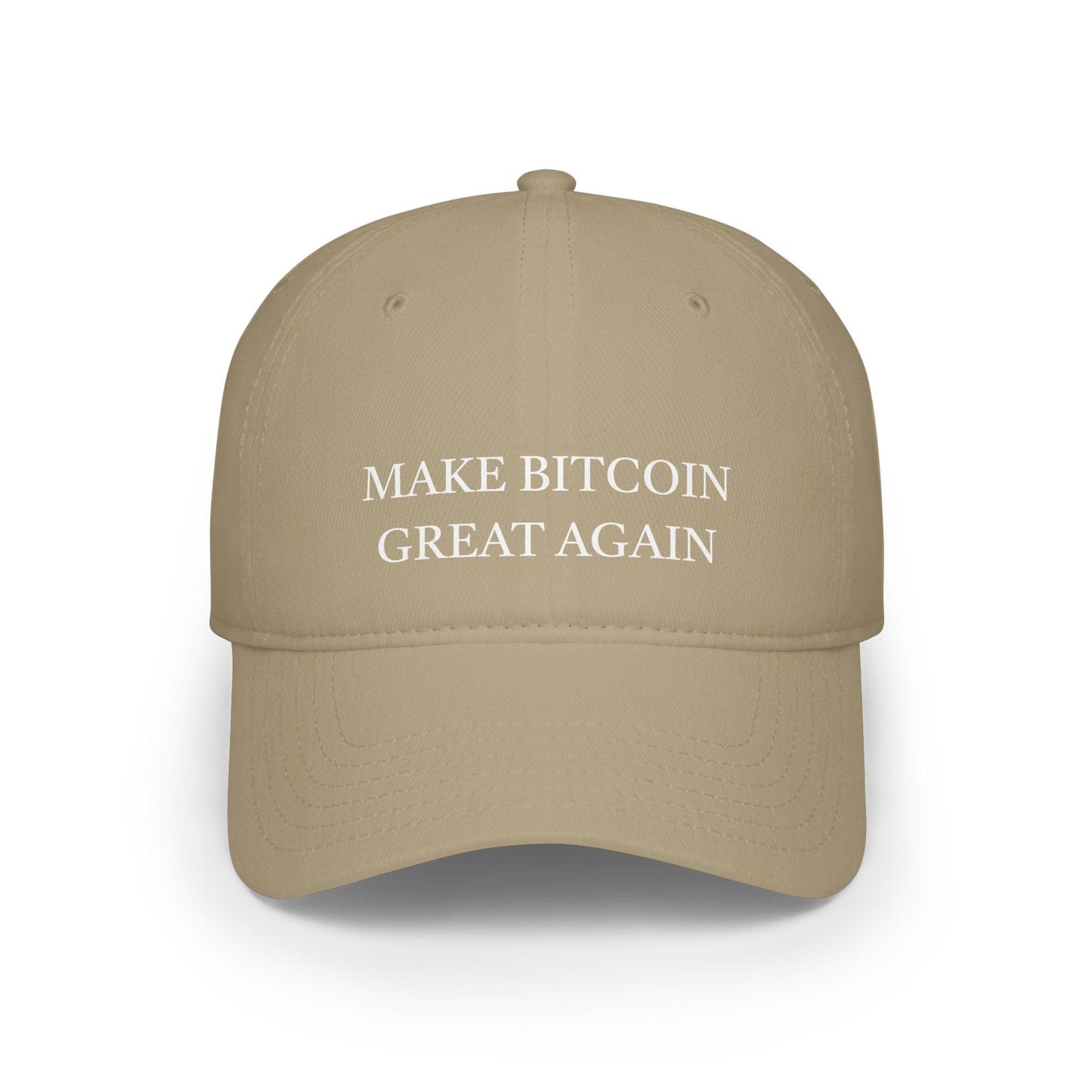 khaki Make Bitcoin Great Again Hat