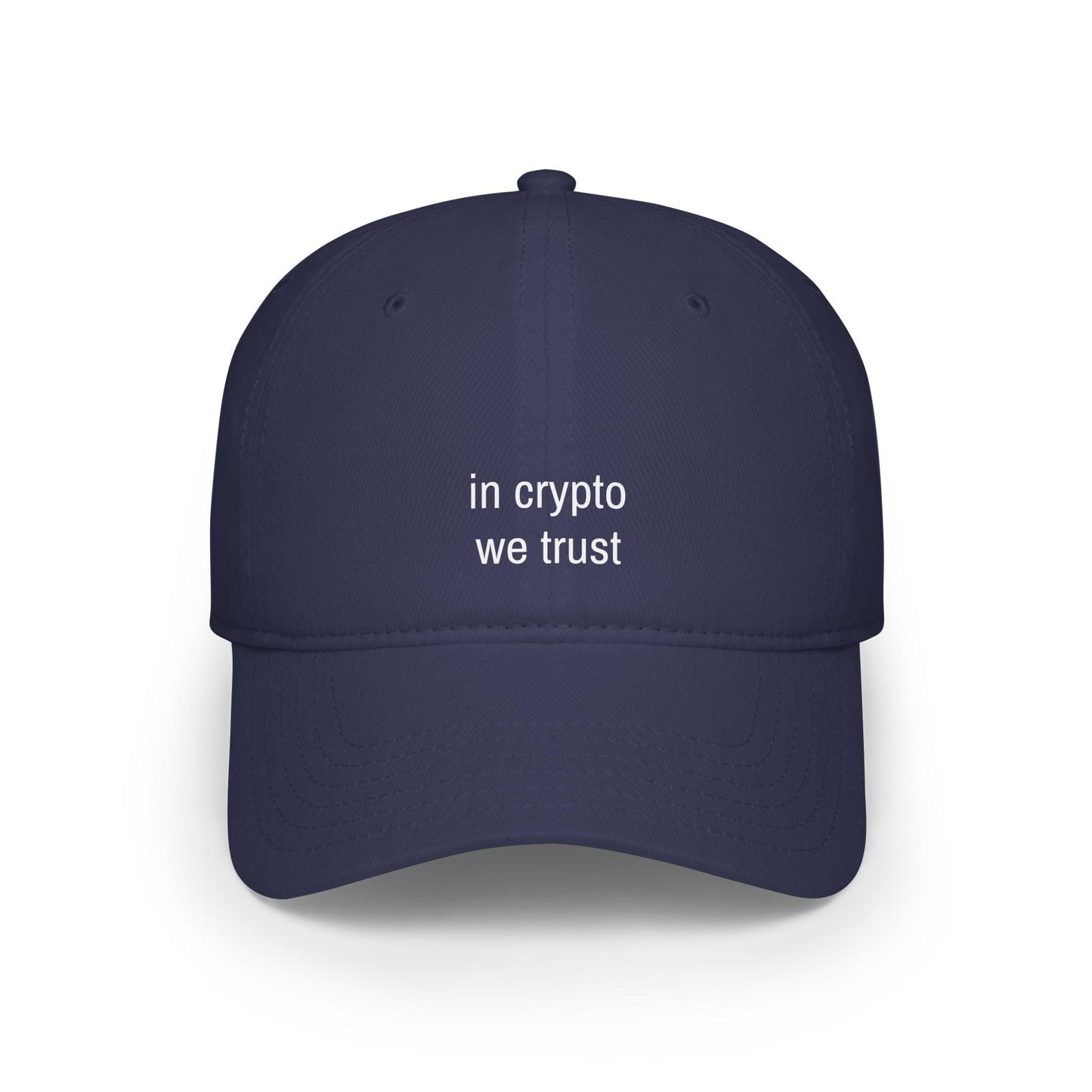 navy In Crypto We Trust Hat