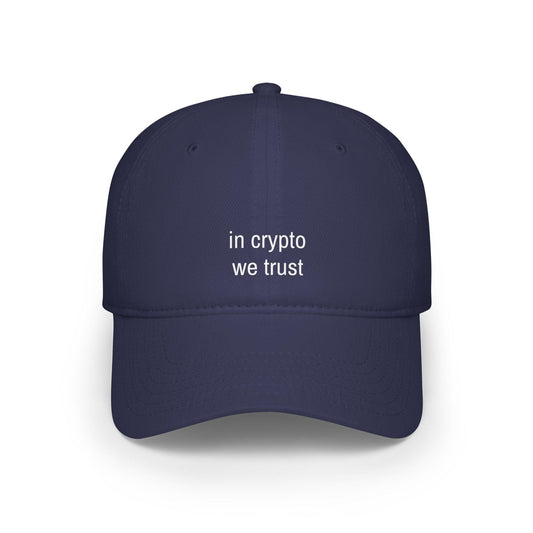 navy In Crypto We Trust Hat