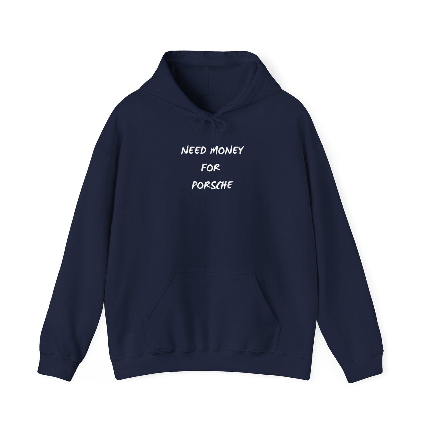navy Need Money for Porsche Hoodie