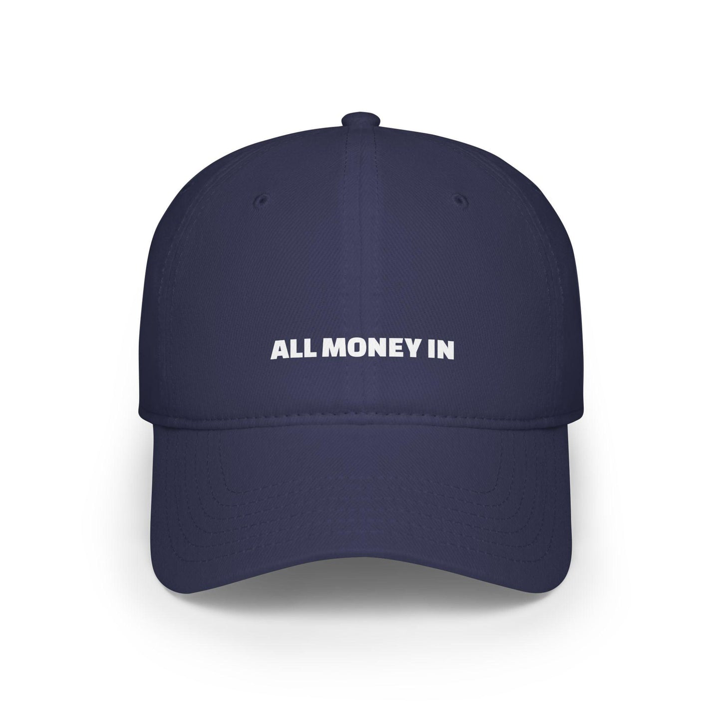 navy all money in hat