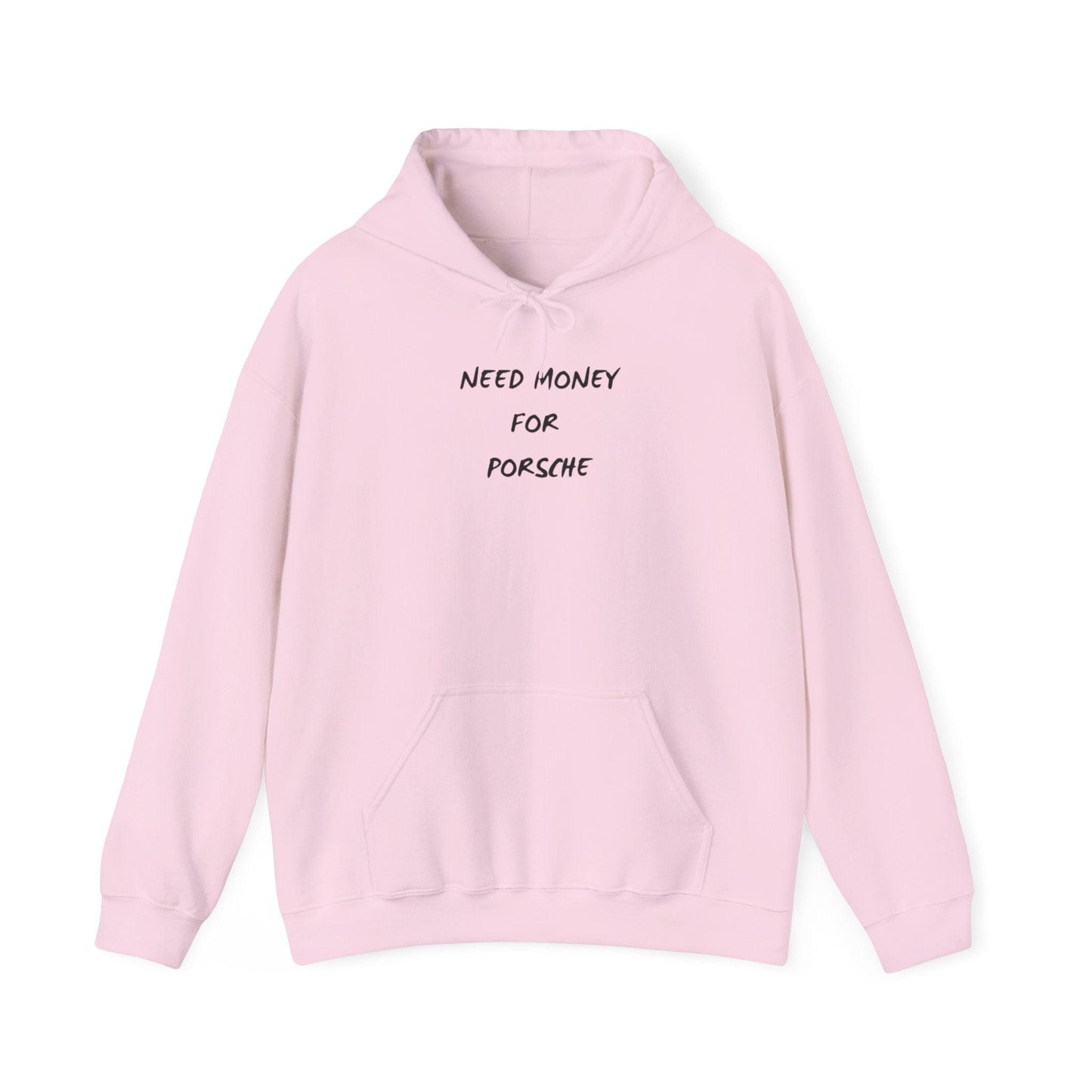 pink Need Money for Porsche Hoodie