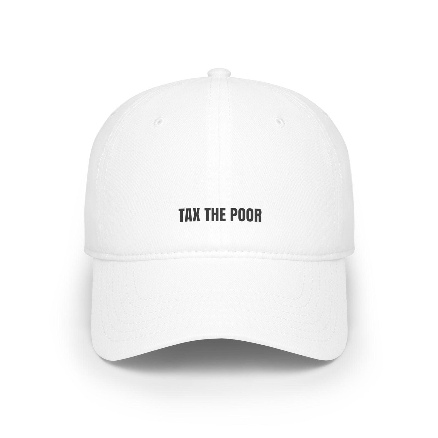 white tax the poor hat