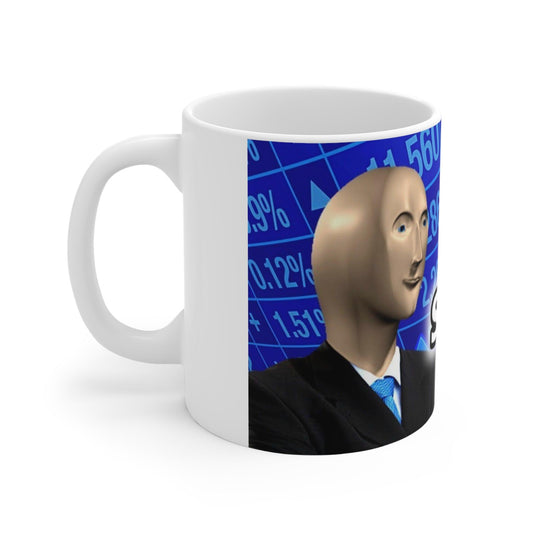 Stonks Meme mug