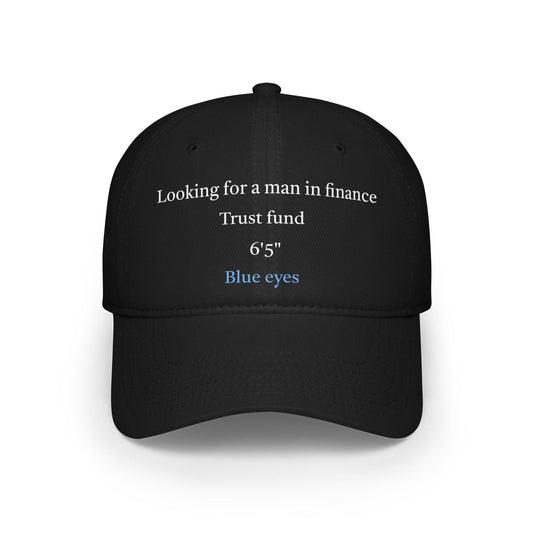 looking for a man in finance hat