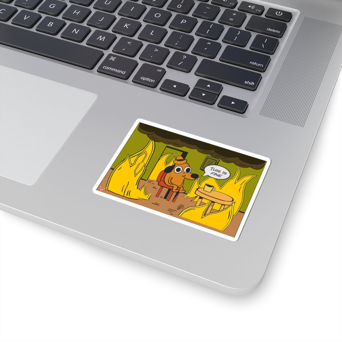 This Is Fine Sticker