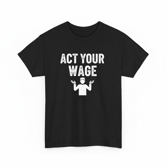 Act your wage shirt