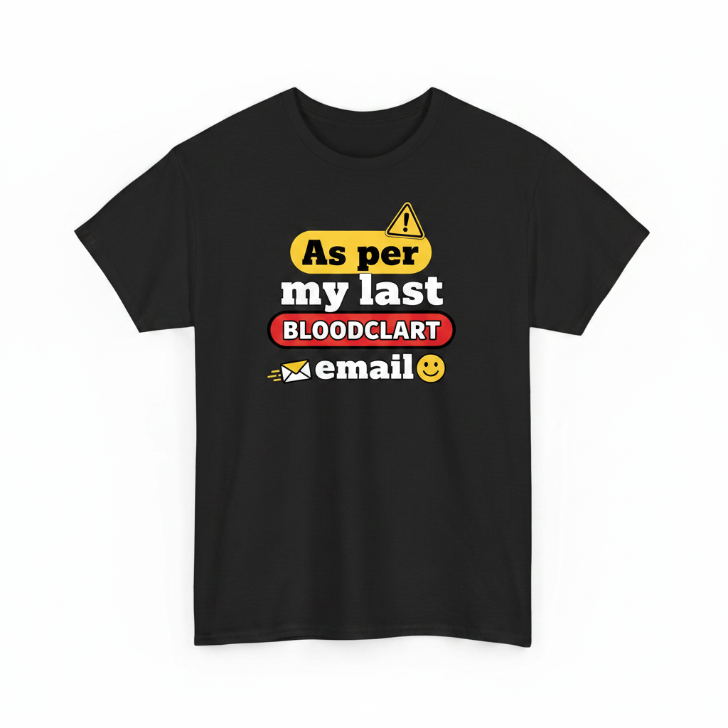 As per my last email shirt