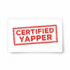 Certified Yapper Sticker