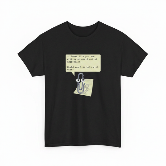 Clippy Aggressive E-mails shirt