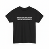 Dress code violation shirt