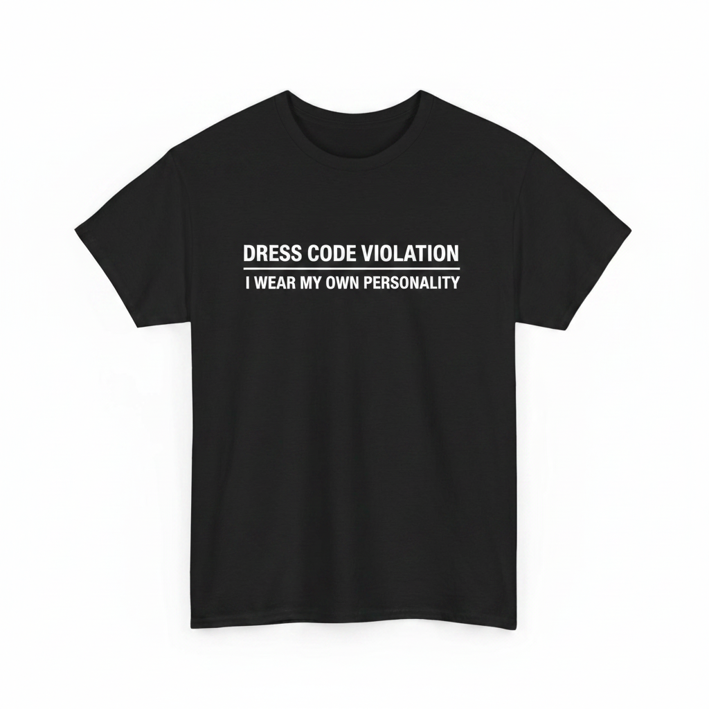 Dress code violation shirt