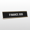 Finance God Desk Name Plate