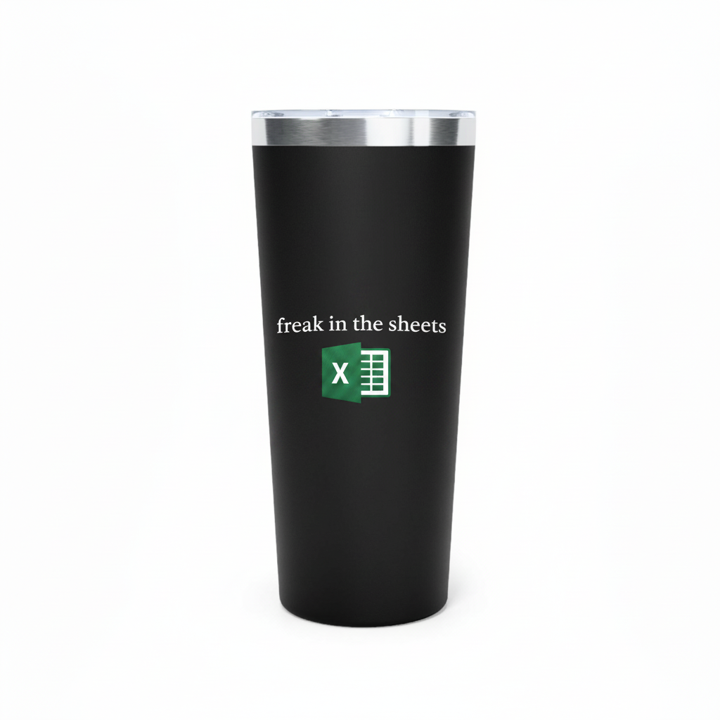 Freak in the sheets tumbler