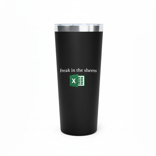 Freak in the sheets tumbler