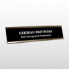 Lehman Brothers Risk Management Desk Name Plate