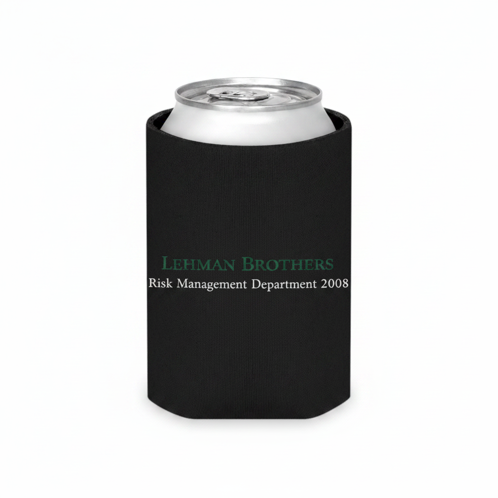 Lehman Brothers koozie