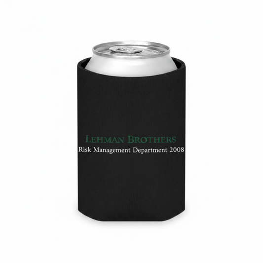 Lehman Brothers koozie