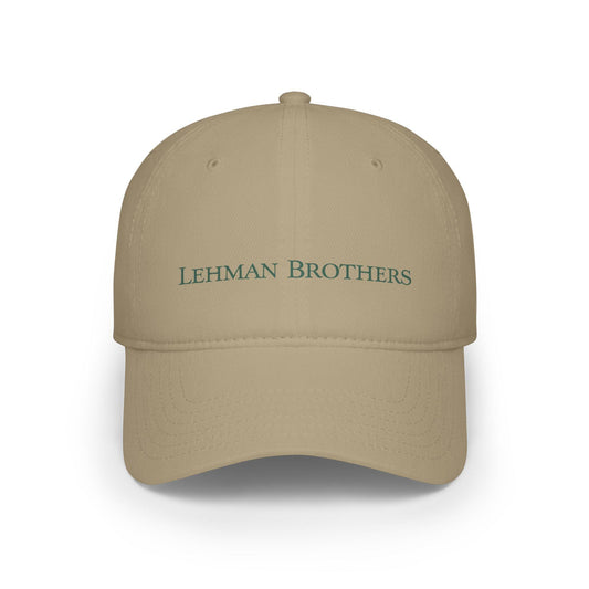 khaki Lehman Brothers hat