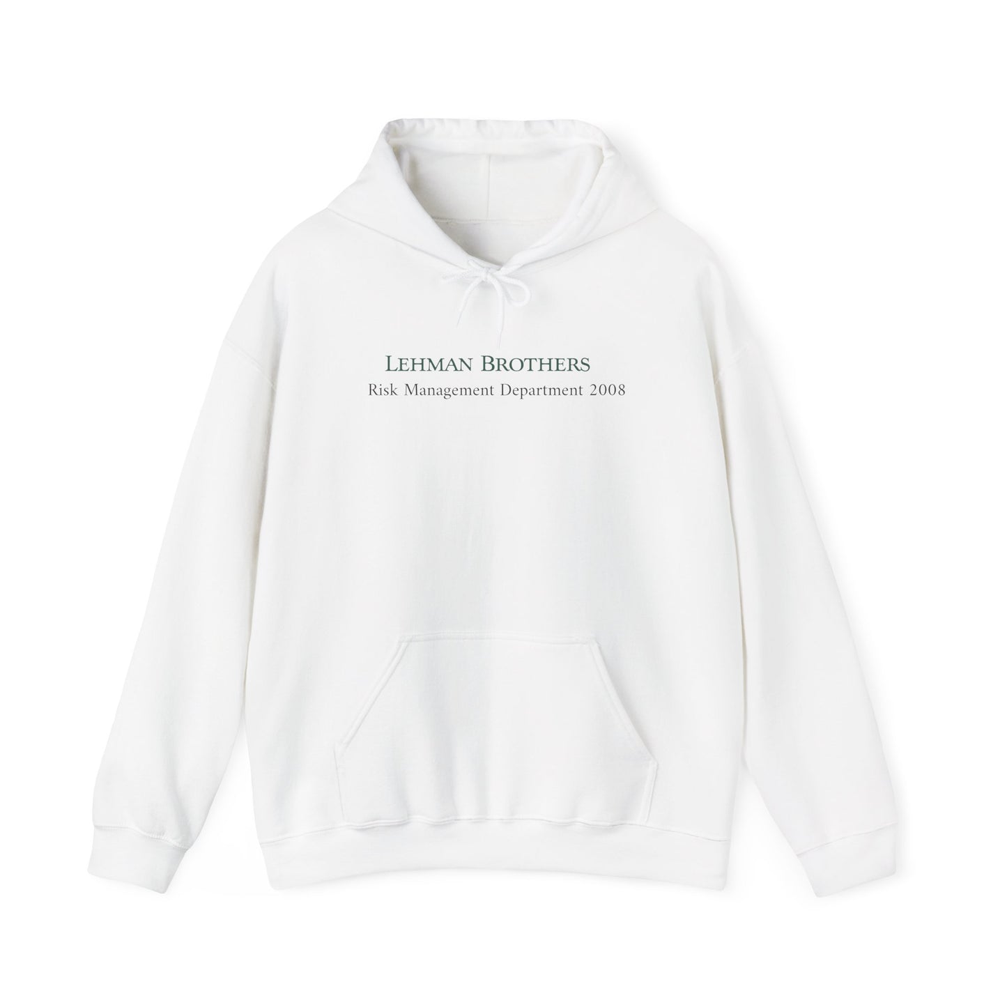 Lehman brothers risk management department hoodie
