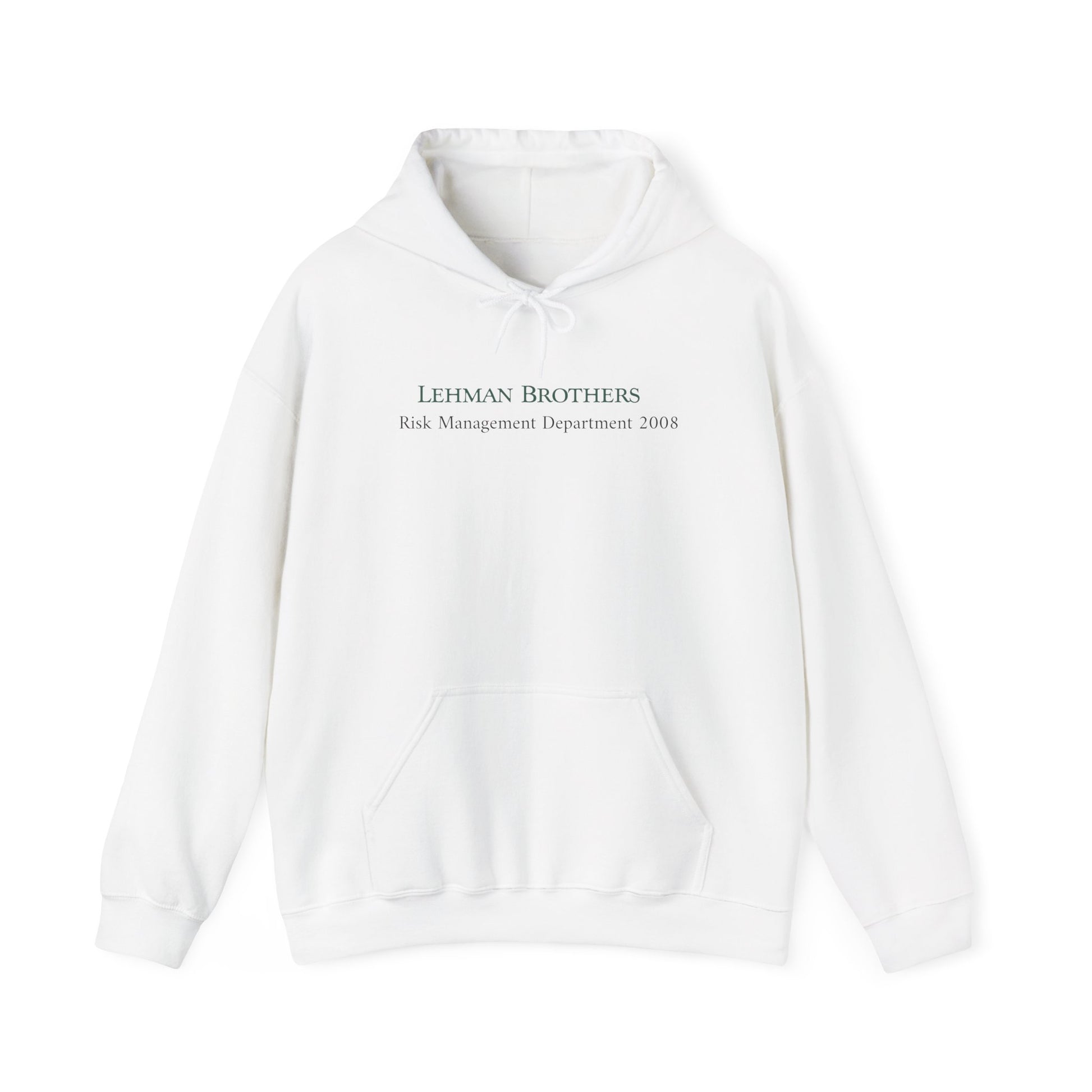 Lehman brothers risk management department hoodie