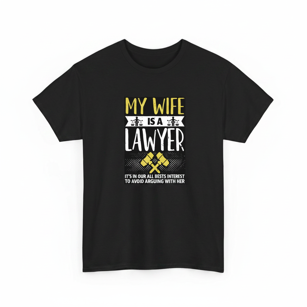 My wife is a lawyer shirt