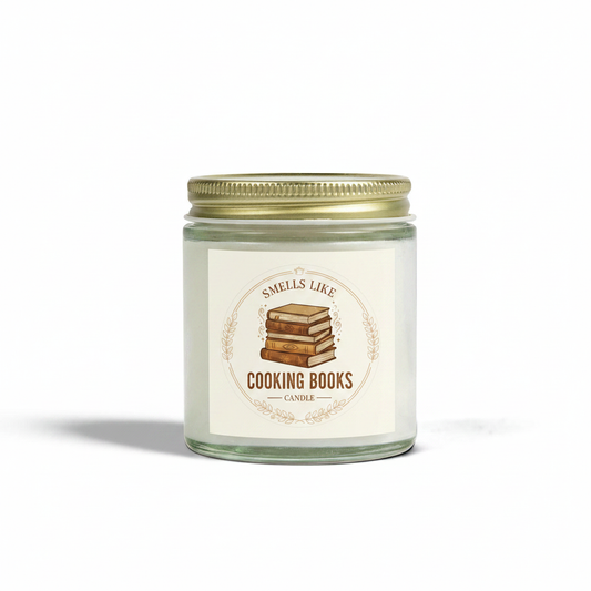 Smells like cooking books candle