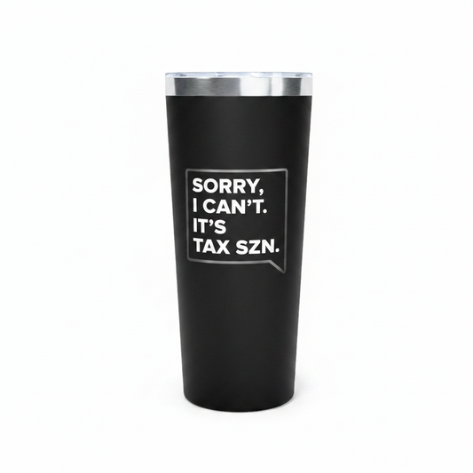 TAX SZN tumbler