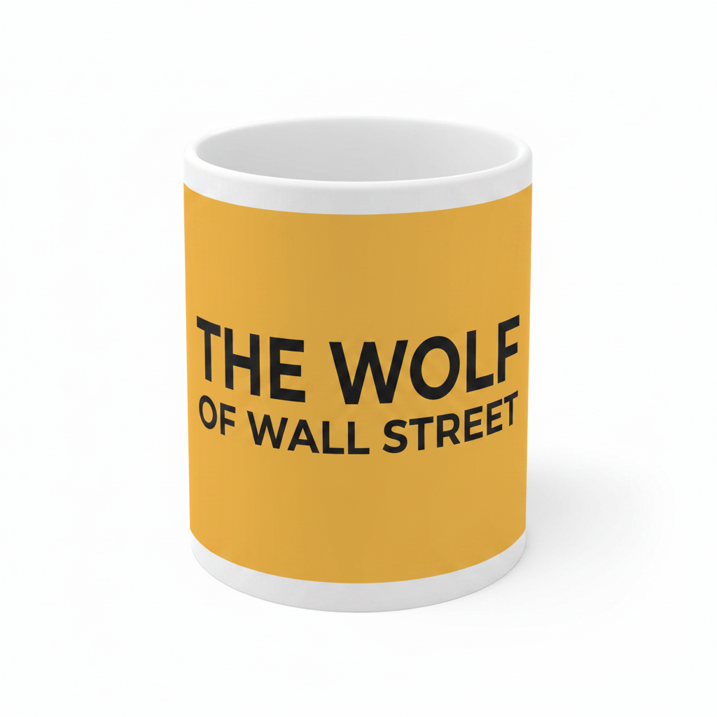 Wolf of Wall Street mug