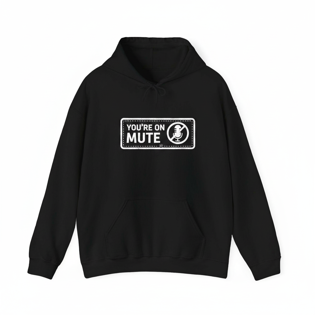 You're on mute hoodie