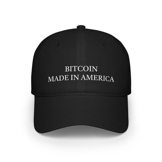 black Bitcoin Made in America Hat