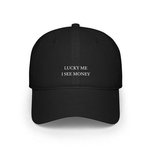 black Lucky Me I See Money Hat
