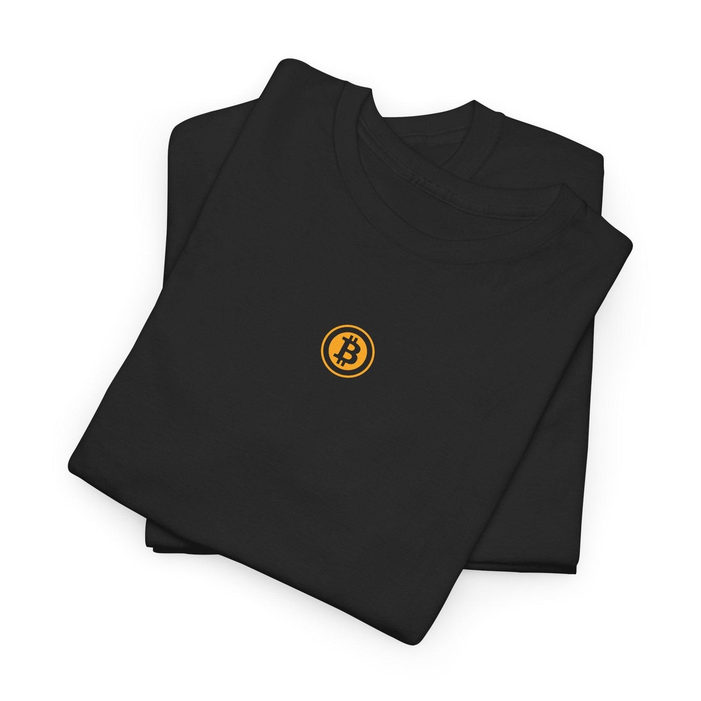 black bitcoin t-shirt