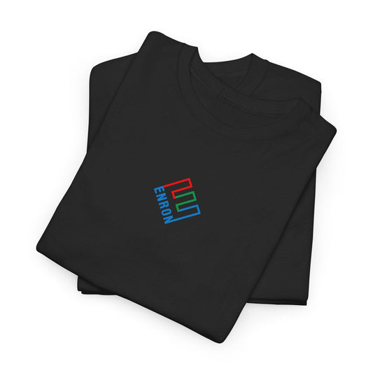 black enron t-shirt