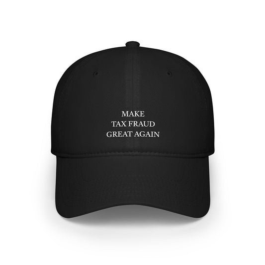 black make tax fraud great again hat